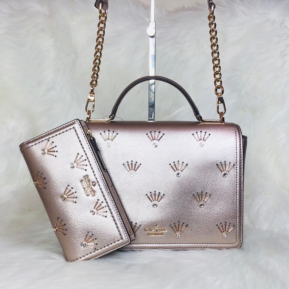 Kate Spade Maisie Embellished Crossbody Bag Wallet - Picture 1 of 8